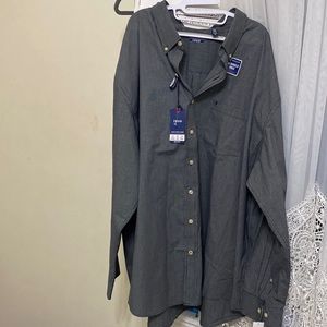 NWT Black IZOD Men's shirt long sleeve Size 5x